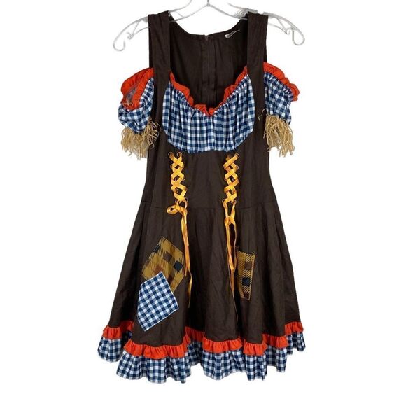 Sassy Sunflower Scarecrow Halloween Costume Spirit - Picture 1 of 3